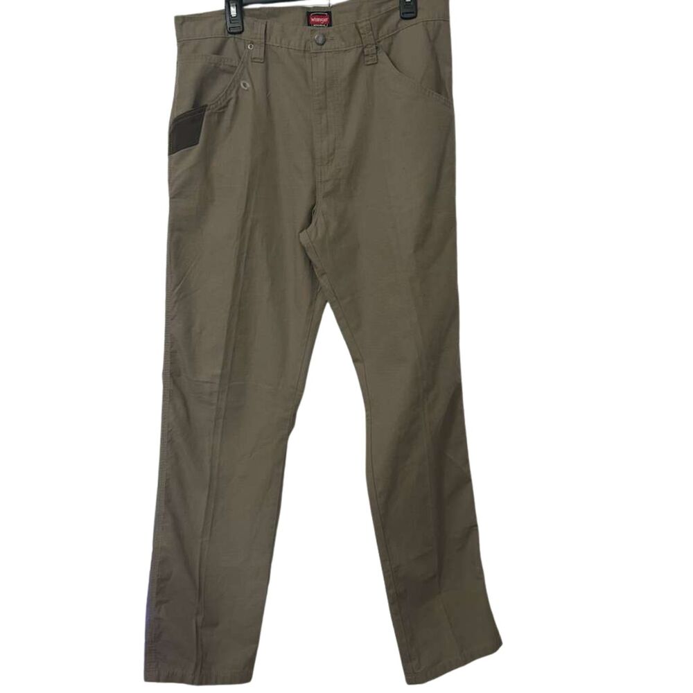 Wrangler Workwear Technician Pants Men’s Size 34/34 Dark Khaki Relaxed New